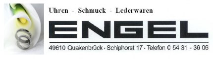 Juwelierlogo Uhren & Schmuck Engel