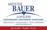 Juwelierlogo Meister Bauer Juweliere